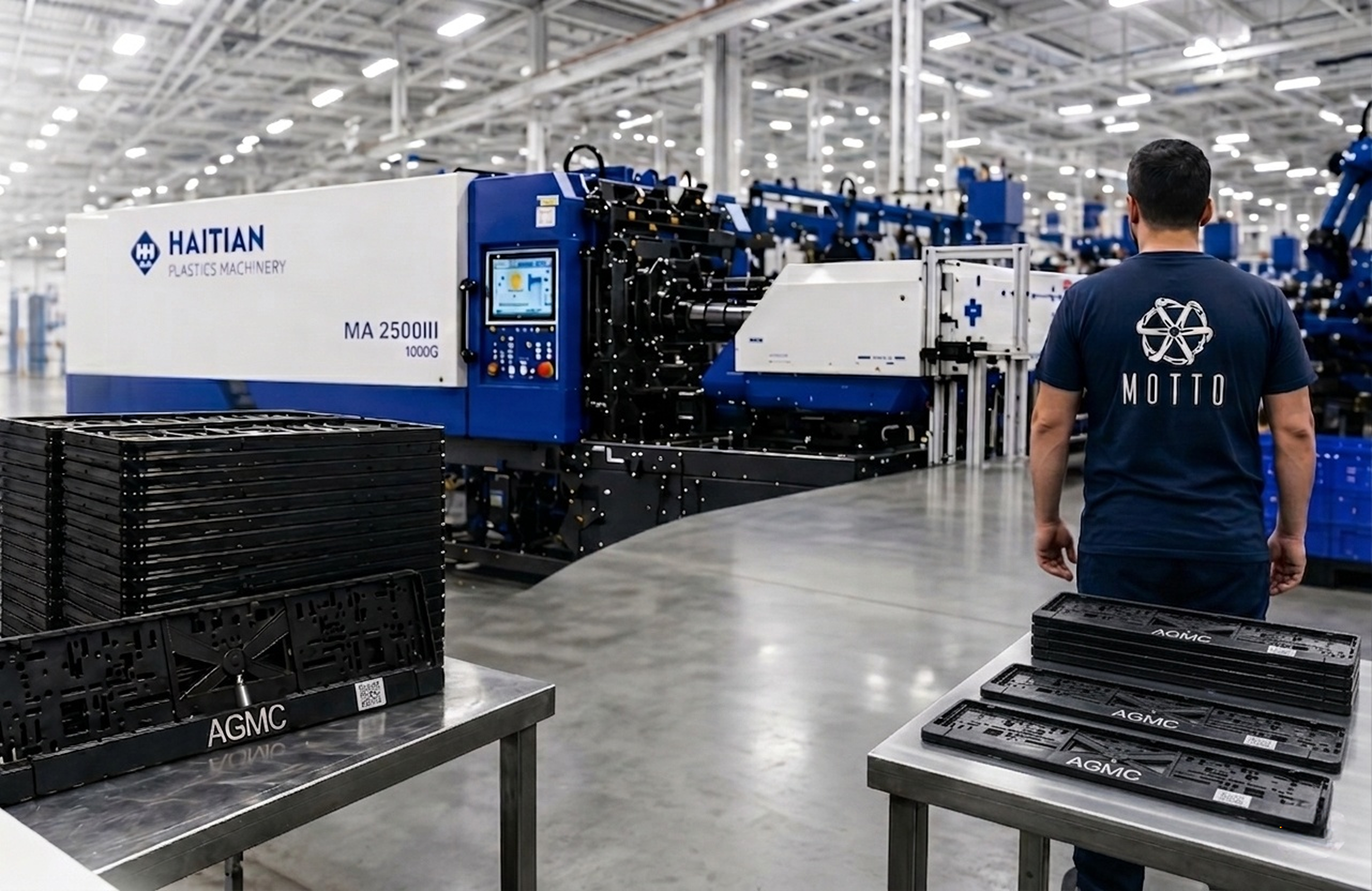 MOTTO Automotive manufacturing facility in the UAE, plate holders engineered at source